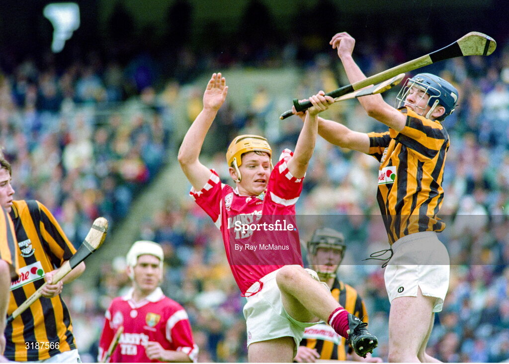 3 September 1995; Joe Deane of Cork in action during the All-Ireland Minor Hurling Championship Final match between Kilkenny and Cork at Croke Park in Dublin. Photo by Ray McManus/Sportsfile