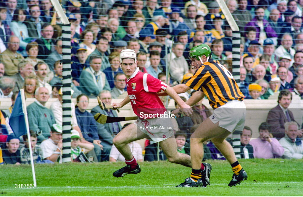 3 September 1995; Brian Kidney of Cork in action during the All-Ireland Minor Hurling Championship Final match between Kilkenny and Cork at Croke Park in Dublin. Photo by Ray McManus/Sportsfile