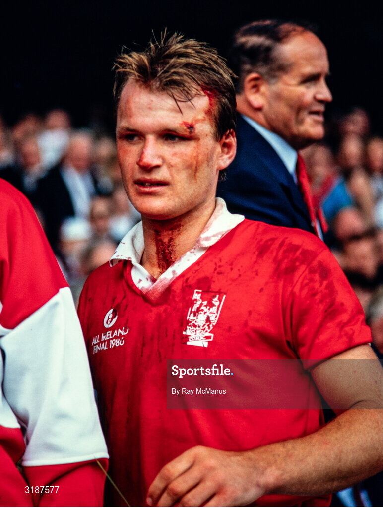 7 September 1986; Teddy McCarthy of Cork after the All Ireland Senior Hurling Championship Final match between Cork and Galway at Croke Park, Dublin. Photo by Ray McManus/Sportsfile