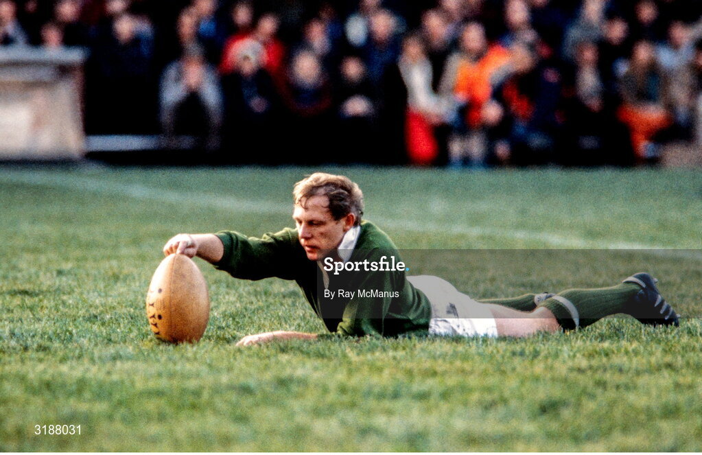 2 February 1985; Robbie McGrath of Ireland during the Five Nations Championship match between Scotland and Ireland at Murrayfield in Edinburgh, Scotland. Photo by Ray McManus/Sportsfile