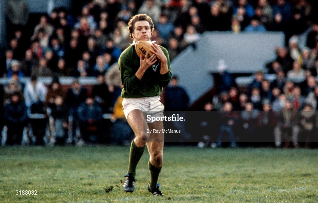 2 February 1985; Hugo MacNeil of Ireland during the Five Nations Championship match between Scotland and Ireland at Murrayfield in Edinburgh, Scotland. Photo by Ray McManus/Sportsfile