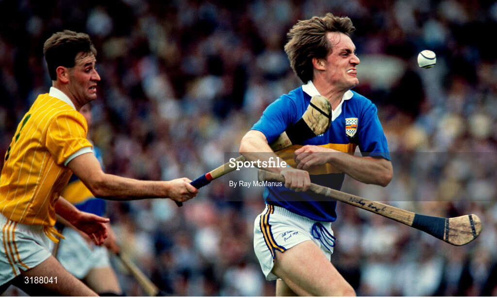 3 September 1989; Nicky English of Tipperary in action during the All-Ireland Senior Hurling Championship Final match between Tipperary and Antrim at Croke Park in Dublin. Photo by Ray McManus/Sportsfile