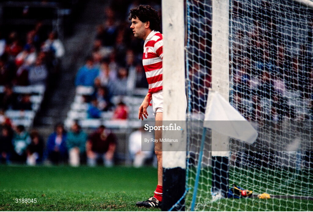 14 August 1988; Cork goalkeeper Michael Maguire during the All-Ireland Senior Football Championship Semi-Final match between Cork and Monaghan at Croke Park, Dublin. Photo by Ray McManus/Sportsfile