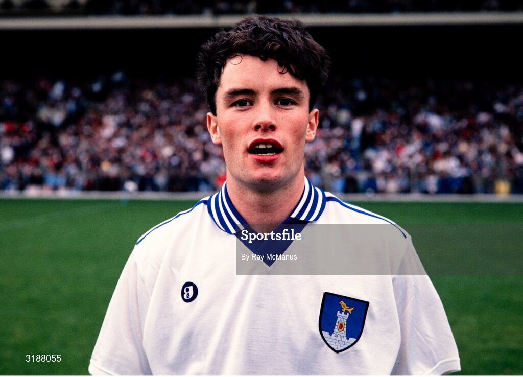 14 August 1988; Owen Hamilton of Monaghan before the All-Ireland Senior Football Championship Semi-Final match between Cork and Monaghan at Croke Park, Dublin. Photo by Ray McManus/Sportsfile