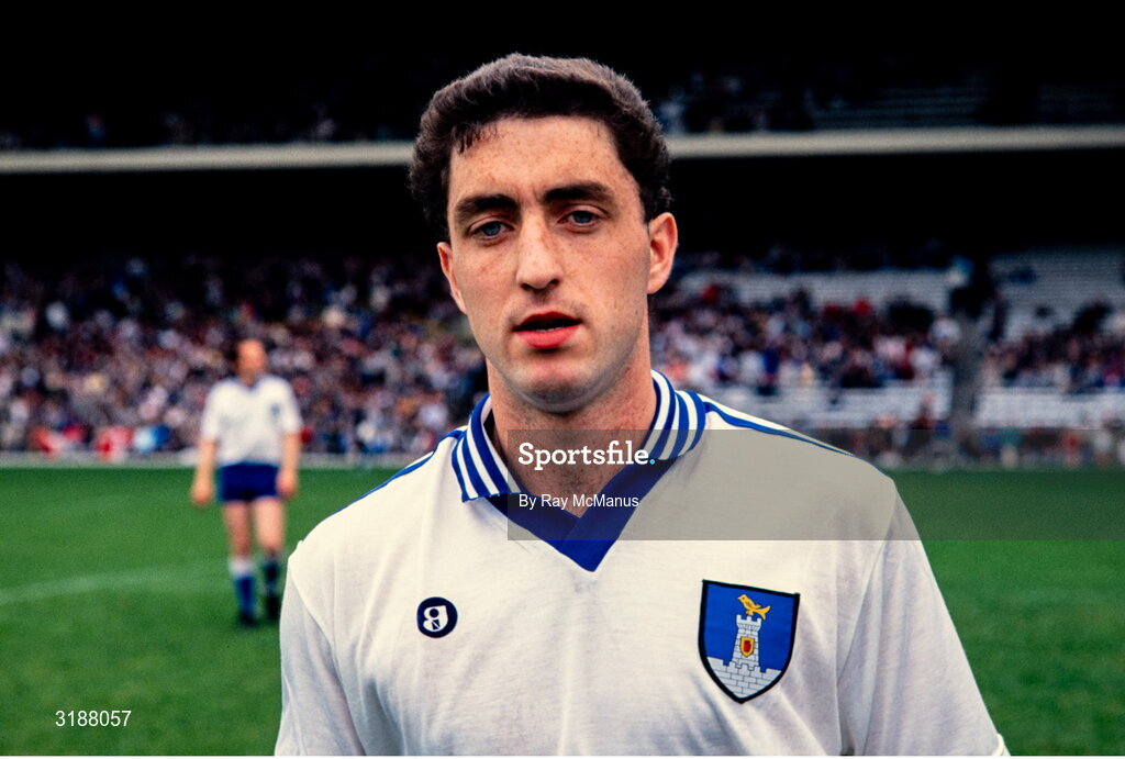 14 August 1988; Declan Loughman of Monaghan before the All-Ireland Senior Football Championship Semi-Final match between Cork and Monaghan at Croke Park, Dublin. Photo by Ray McManus/Sportsfile