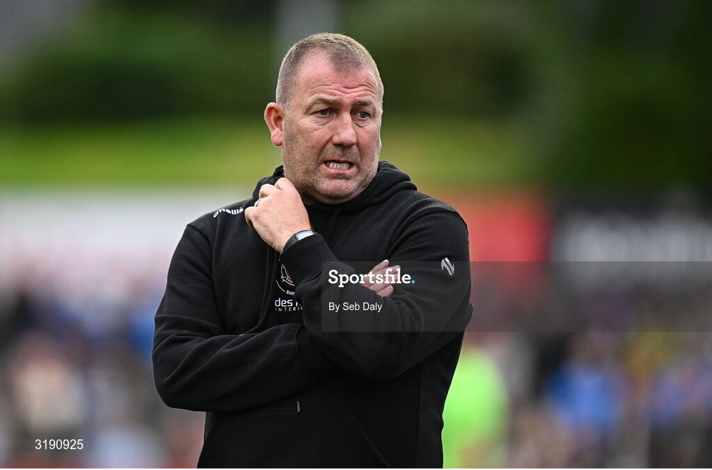 18 July 2025; Bohemians manager Alan Reynolds during the Sports Direct Men’s FAI Cup second round match between Killester Donnycarney and Bohemians at Dalymount Park in Dublin. Photo by Seb Daly/Sportsfile