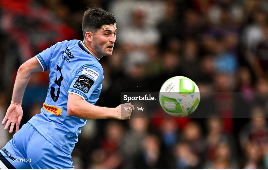 18 July 2025; Colm Whelan of Bohemians during the Sports Direct Men’s FAI Cup second round match between Killester Donnycarney and Bohemians at Dalymount Park in Dublin. Photo by Seb Daly/Sportsfile