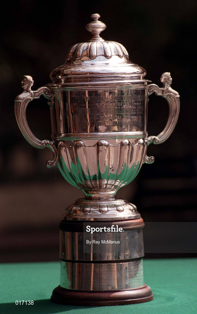 13 July 1996; A general view of the FAI National League Premier Division Trophy as Harp Lager are announced as new sponsors of the FAI National League in Dublin.Photo by Ray McManus/Sportsfile.