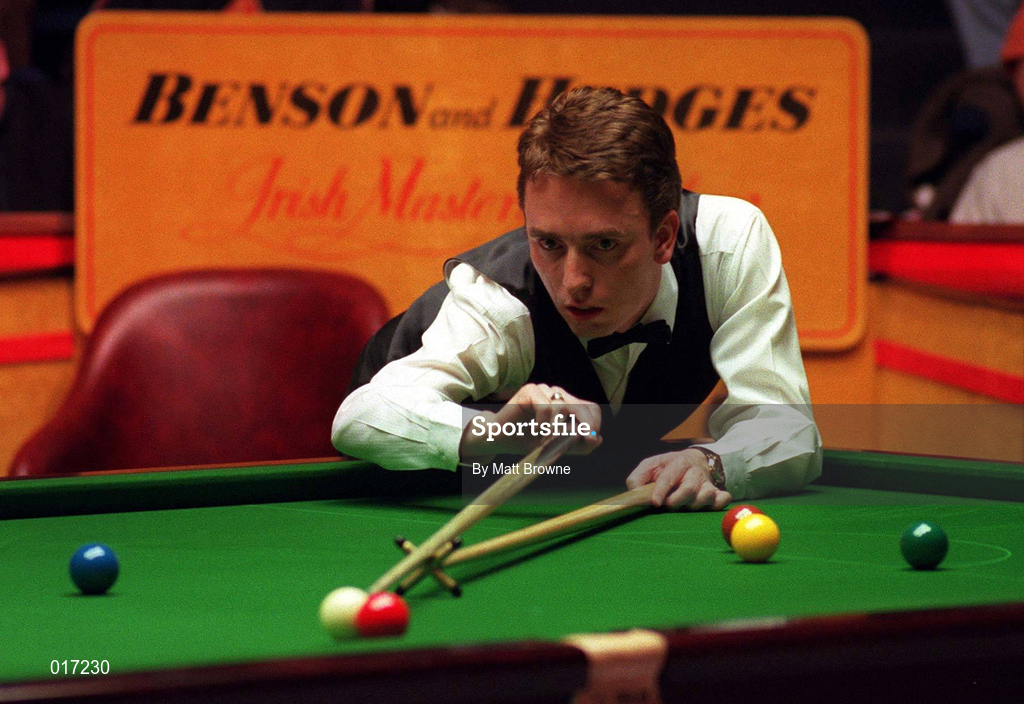 26 March 1998; Ken Doherty pictured during the Benson and Hedges Irish Masters Snooker Quarter-Final between Ken Doherty and Fergal O'Brien at Goffs in Kill, Kildare. Photo by Matt Browne/Sportsfile