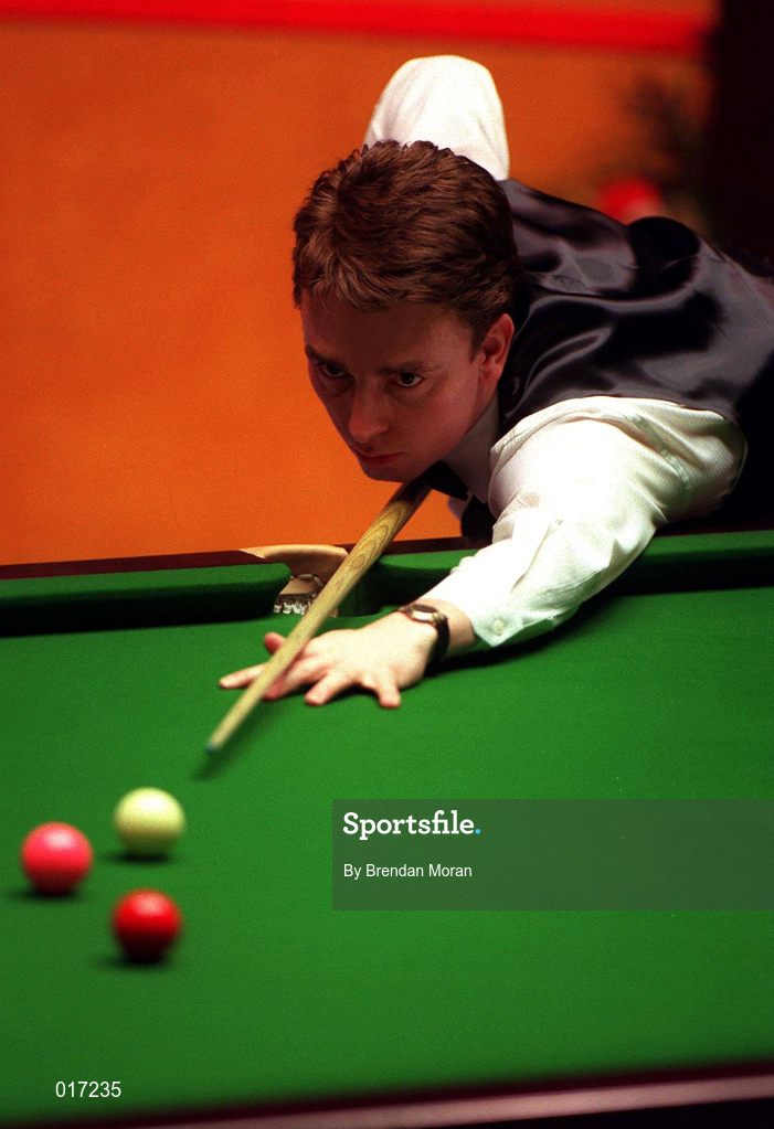 26 March 1998; Ken Doherty during the Benson and Hedges Irish Masters Snooker Quarter-Final between Ken Doherty and Fergal O'Brien at Goffs in Kill, Kildare. Photo by Brendan Moran/Sportsfile