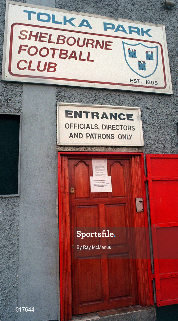 15 July 1998; A general view of a press release at Shelbourne FC regarding the UEFA Cup Tie 1st Leg with Rangers which was due to be played at Tolka Park in Dublin. Photo by Ray McManus/Sportsfile.