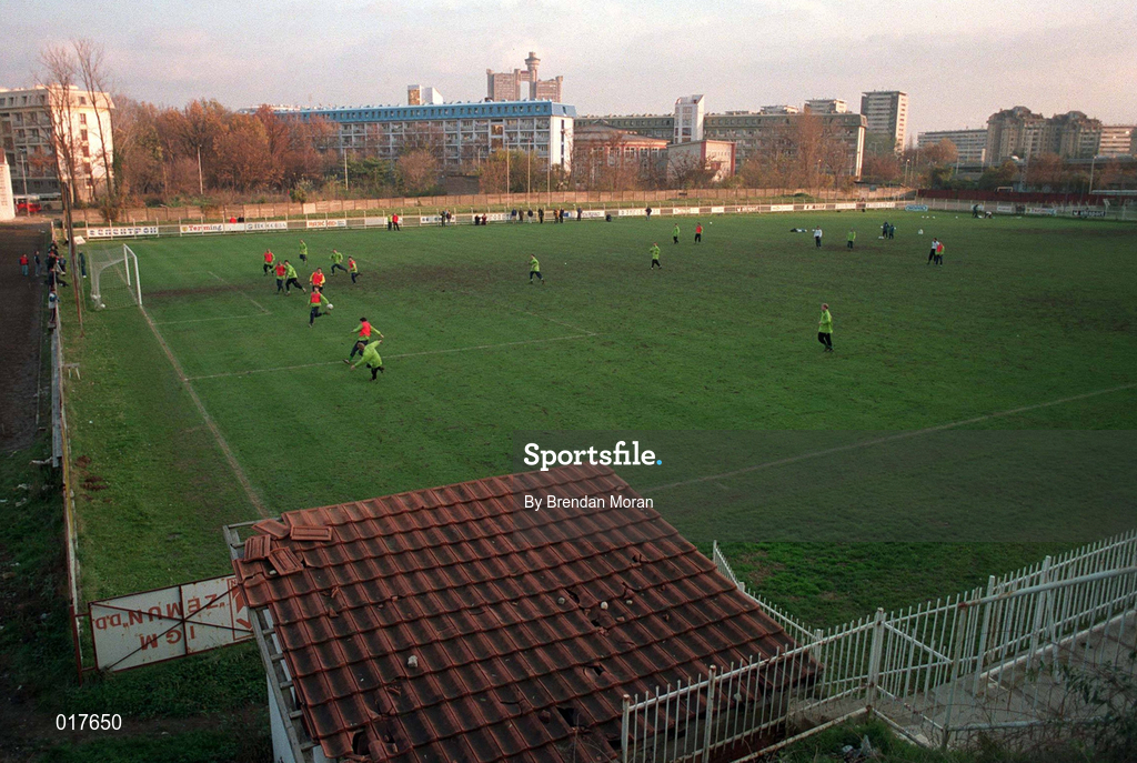 17 November 1998; A general view during a Republic of Ireland Training Session at Radnitchi Stadium in Belgrade, Yugoslavia. Photo By Brendan Moran/Sportsfile.
