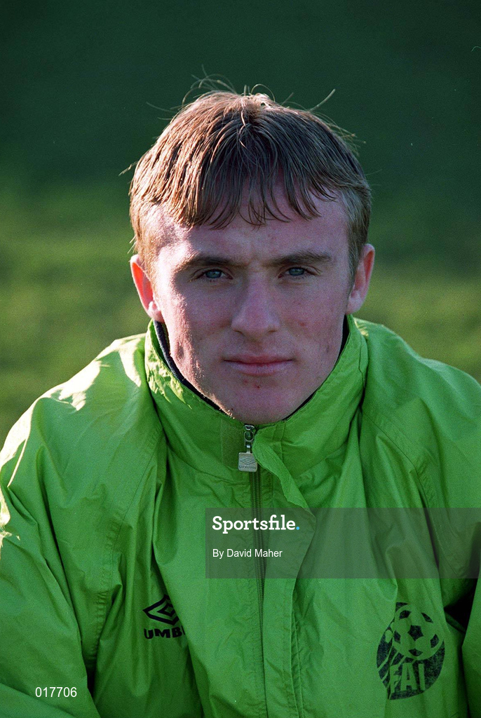 21 January 1999; Tommy Butler during a Republic of Ireland U17's training session at St. Fintans School in Sutton, Dublin. Photo by David Maher/Sportsfile