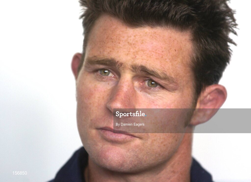 30 September 2004; David Holwell at a press conference announcing his signing for Leinster. Old Belvedere, Dublin. Picture credit; Damien Eagers / SPORTSFILE
