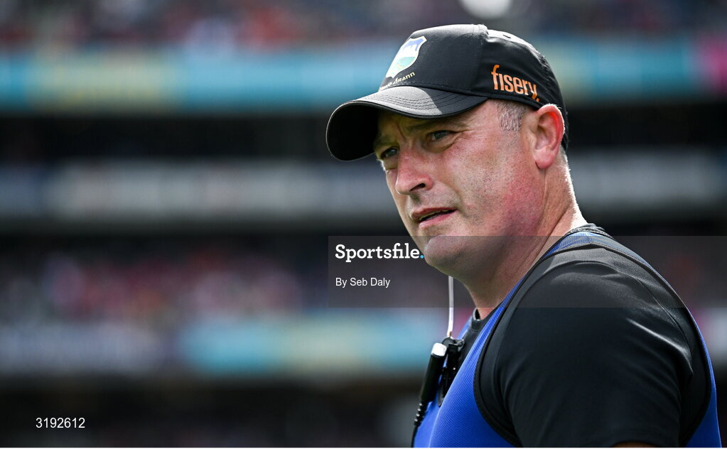 20 July 2025; Tipperary manager Liam Cahill before the GAA Hurling All-Ireland Senior Championship final match between Cork and Tipperary at Croke Park in Dublin. Photo by Seb Daly/Sportsfile