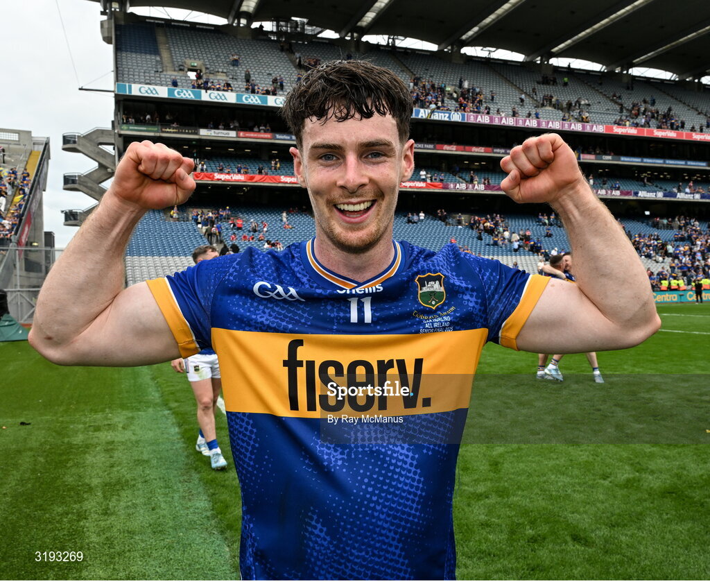 20 July 2025; Andrew Ormond of Tipperary celebrates after the GAA Hurling All-Ireland Senior Championship final match between Cork and Tipperary at Croke Park in Dublin. Photo by Ray McManus/Sportsfile