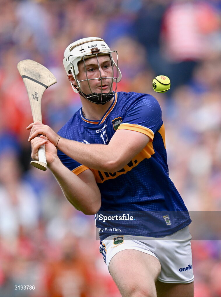 20 July 2025; Darragh McCarthy of Tipperary during the GAA Hurling All-Ireland Senior Championship final match between Cork and Tipperary at Croke Park in Dublin. Photo by Seb Daly/Sportsfile