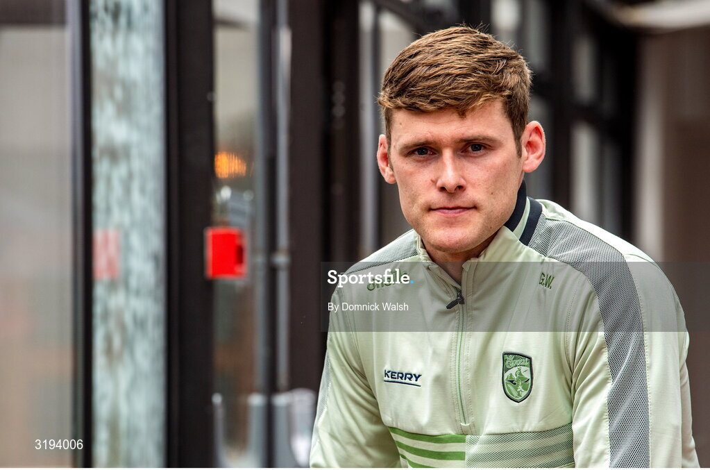 19 July 2025; Gavin White poses for a portrait during the Kerry GAA Football All-Ireland Senior Final Media Conference at the Gleneagle Hotel in Killarney, Kerry. Photo by Domnick Walsh/Sportsfile