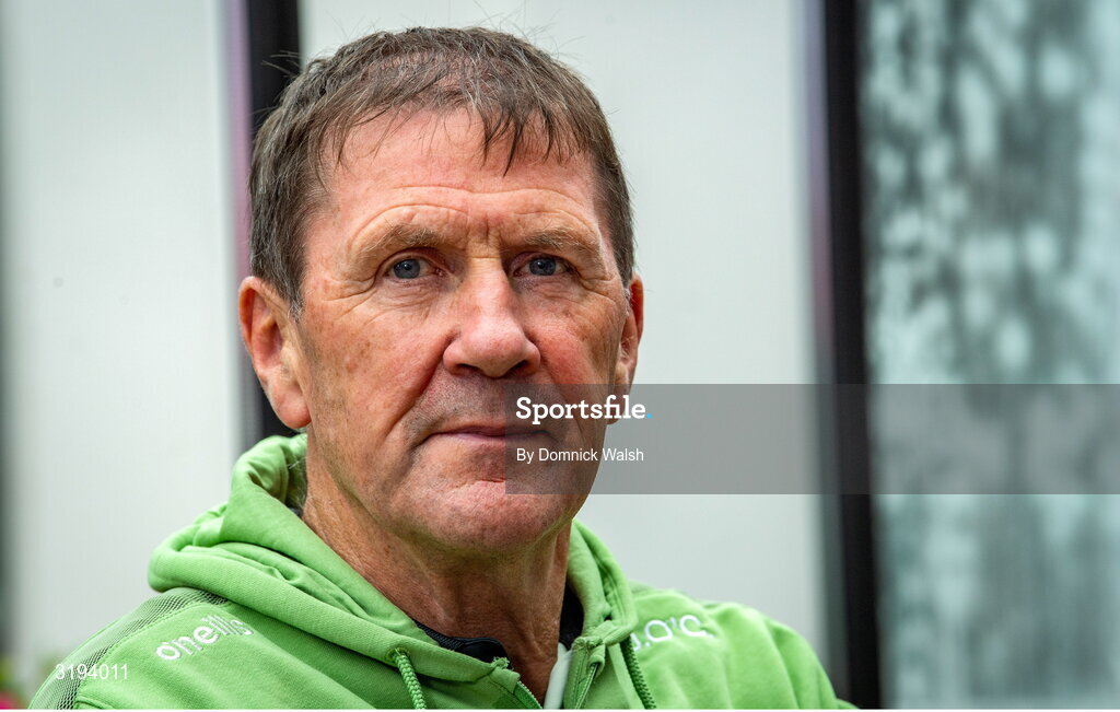 19 July 2025; Manager Jack O'Connor poses for a portrait during the Kerry GAA Football All-Ireland Senior Final Media Conference at the Gleneagle Hotel in Killarney, Kerry. Photo by Domnick Walsh/Sportsfile