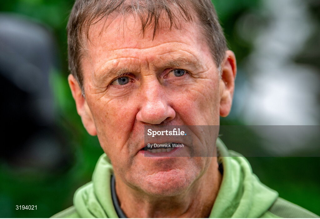 19 July 2025; Manager Jack O'Connor during the Kerry GAA Football All-Ireland Senior Final Media Conference at the Gleneagle Hotel in Killarney, Kerry. Photo by Domnick Walsh/Sportsfile