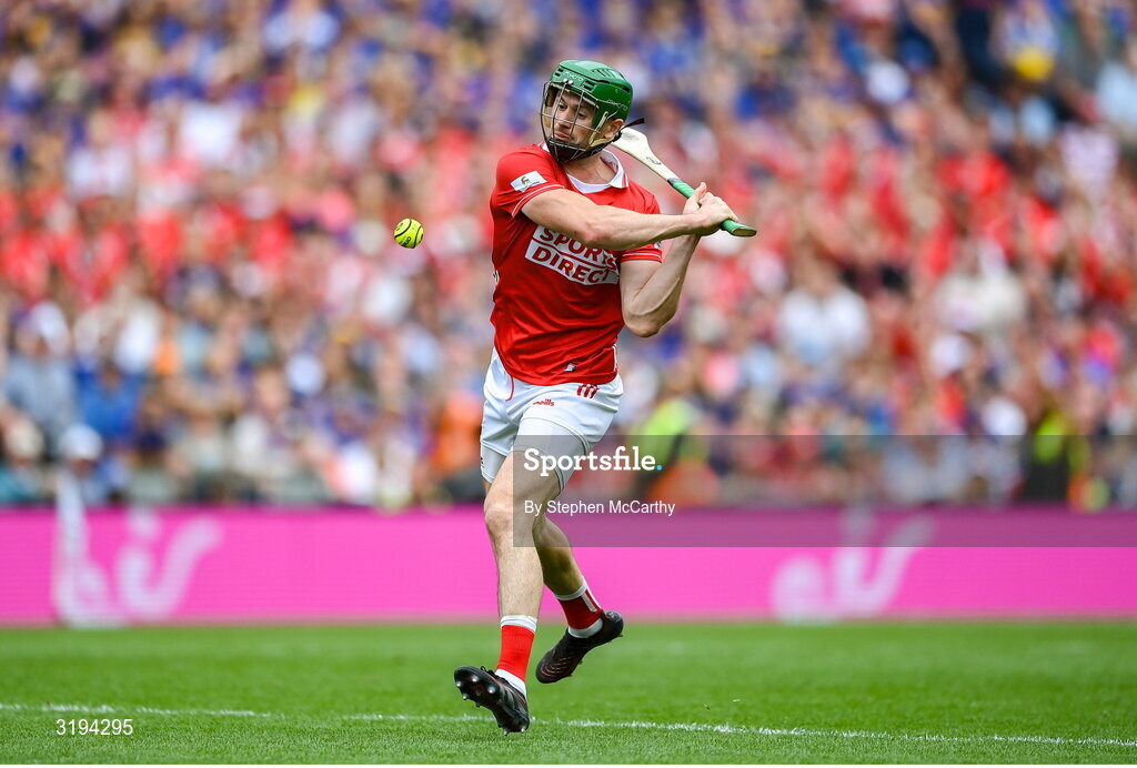 20 July 2025; Séamus Harnedy of Cork during the GAA Hurling All-Ireland Senior Championship final match between Cork and Tipperary at Croke Park in Dublin. Photo by Stephen McCarthy/Sportsfile