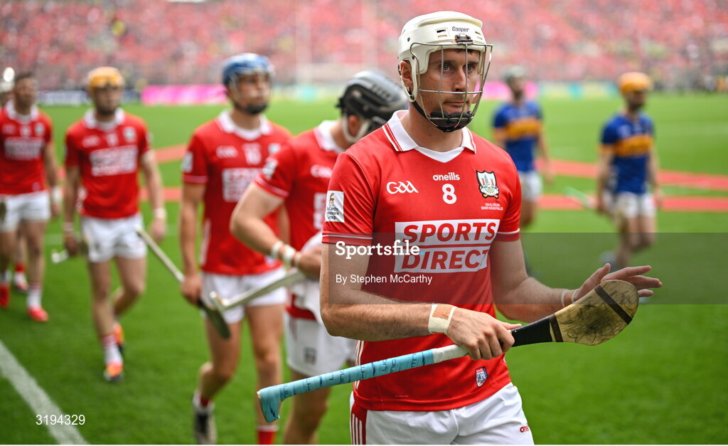 20 July 2025; Tim O'Mahony of Cork before the GAA Hurling All-Ireland Senior Championship final match between Cork and Tipperary at Croke Park in Dublin. Photo by Stephen McCarthy/Sportsfile