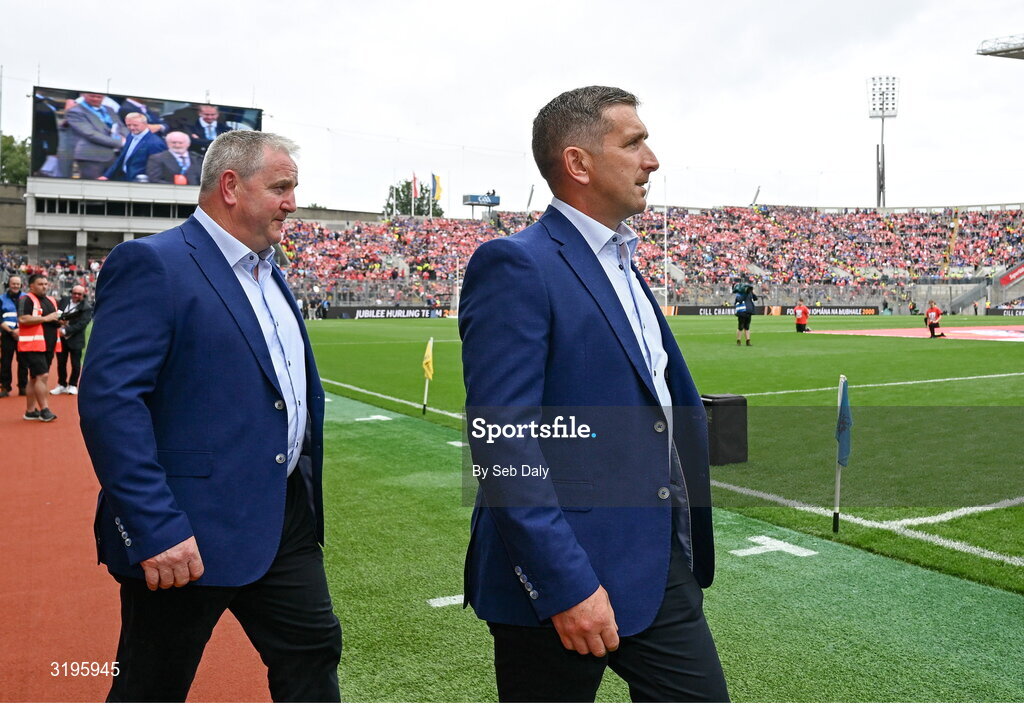 20 July 2025; Paddy Mullally of the 2000 All-Ireland winning Kilkenny hurling jubilee team who were honoured before the GAA Hurling All-Ireland Senior Championship final match between Cork and Tipperary at Croke Park in Dublin. Photo by Seb Daly/Sportsfile