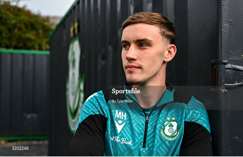 30 July 2025; Matt Healy during a Shamrock Rovers media conference at Roadstone Group Sports Club in Dublin. Photo by Tyler Miller/Sportsfile