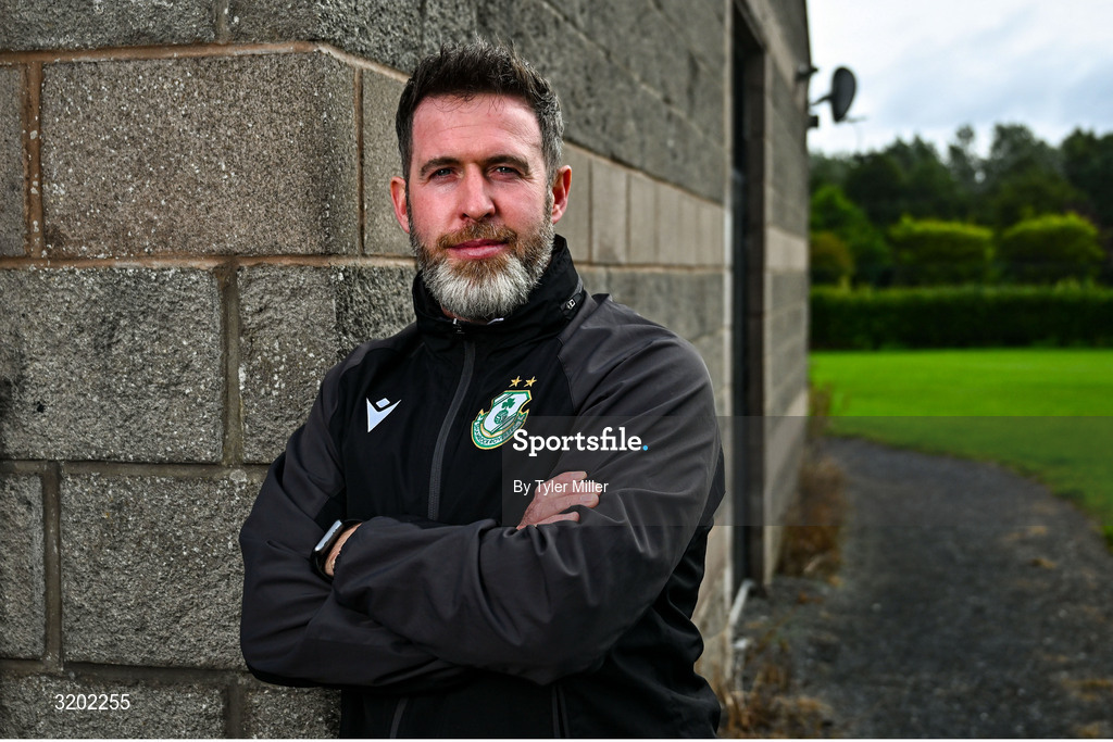30 July 2025; Manager Stephen Bradley during a Shamrock Rovers media conference at Roadstone Group Sports Club in Dublin. Photo by Tyler Miller/Sportsfile