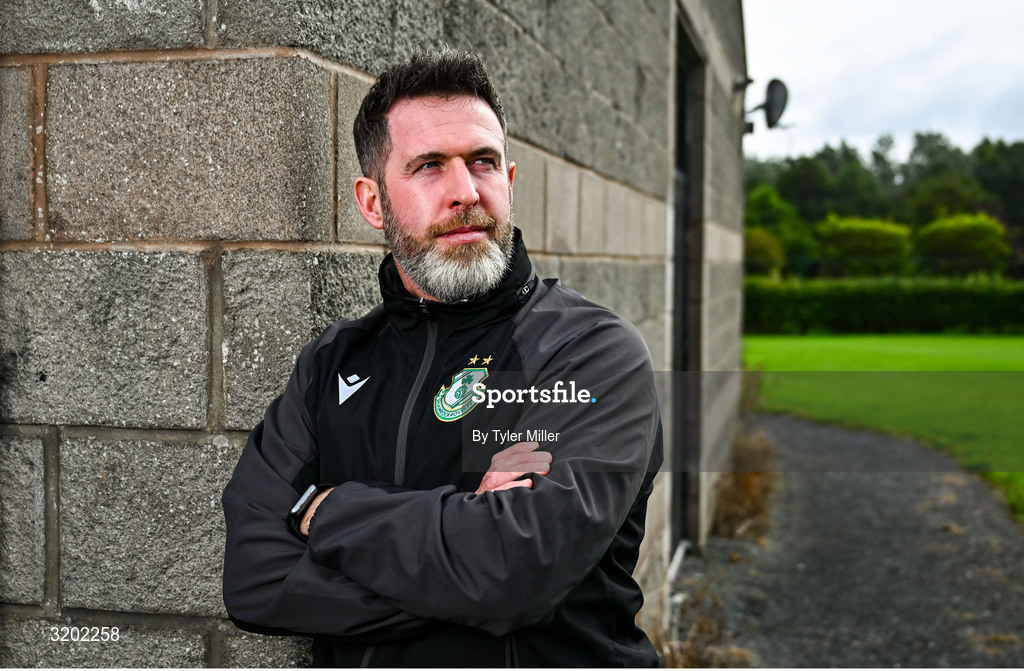 30 July 2025; Manager Stephen Bradley during a Shamrock Rovers media conference at Roadstone Group Sports Club in Dublin. Photo by Tyler Miller/Sportsfile
