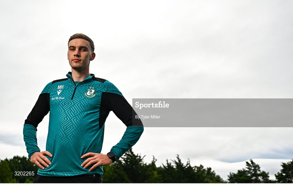 30 July 2025; Matt Healy during a Shamrock Rovers media conference at Roadstone Group Sports Club in Dublin. Photo by Tyler Miller/Sportsfile