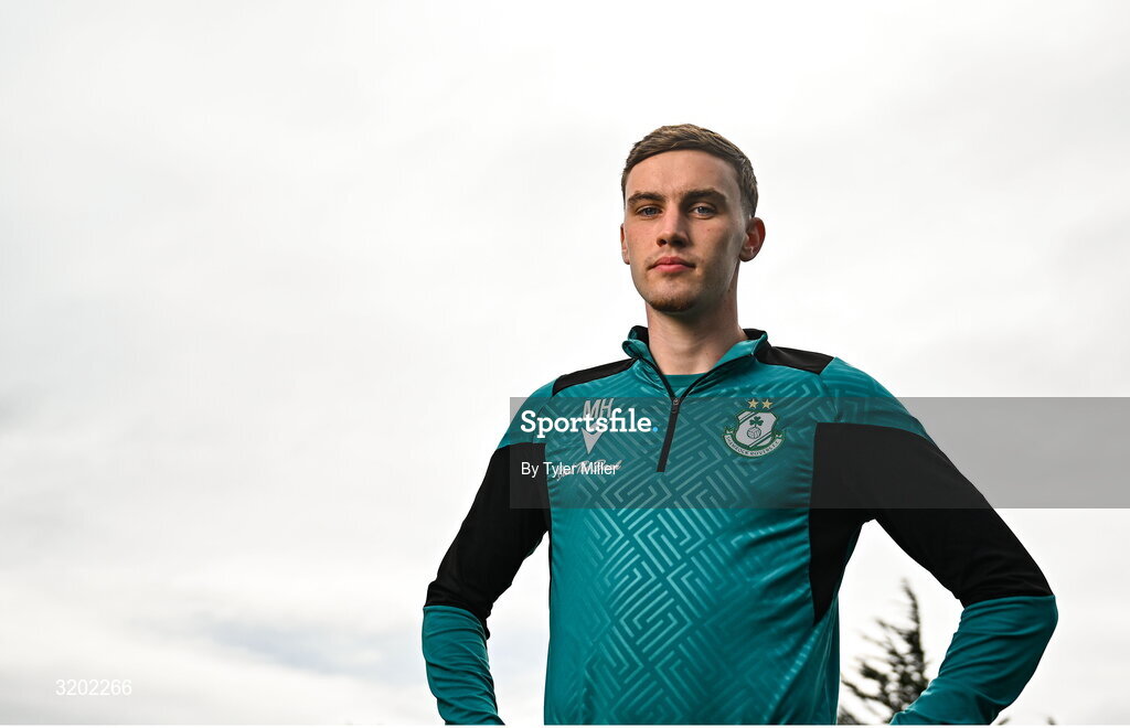 30 July 2025; Matt Healy during a Shamrock Rovers media conference at Roadstone Group Sports Club in Dublin. Photo by Tyler Miller/Sportsfile