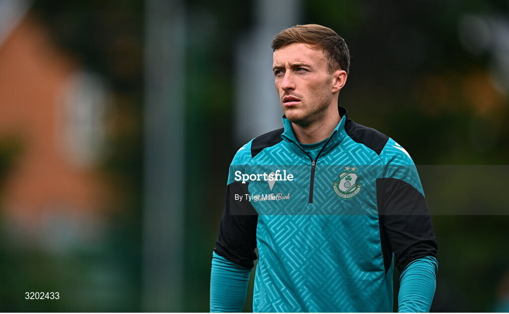 30 July 2025; Danny Grant during a Shamrock Rovers training session at Roadstone Group Sports Club in Dublin. Photo by Tyler Miller/Sportsfile