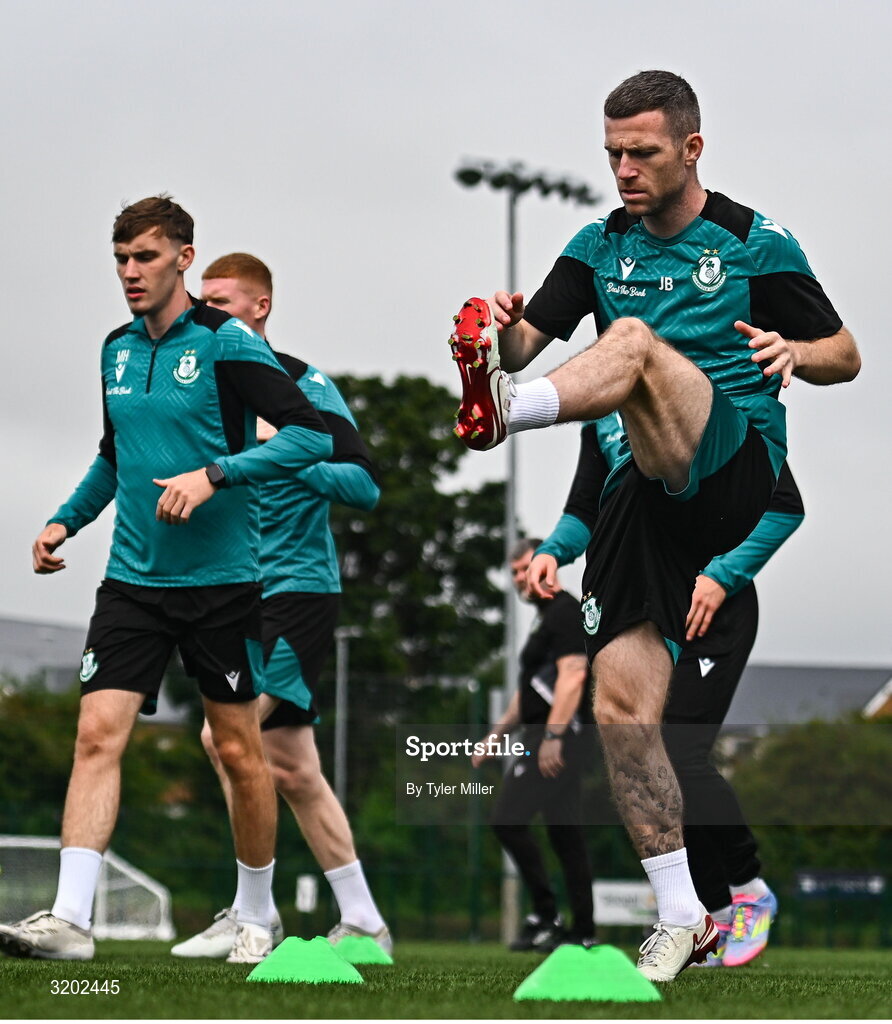 30 July 2025; Jack Byrne during a Shamrock Rovers training session at Roadstone Group Sports Club in Dublin. Photo by Tyler Miller/Sportsfile