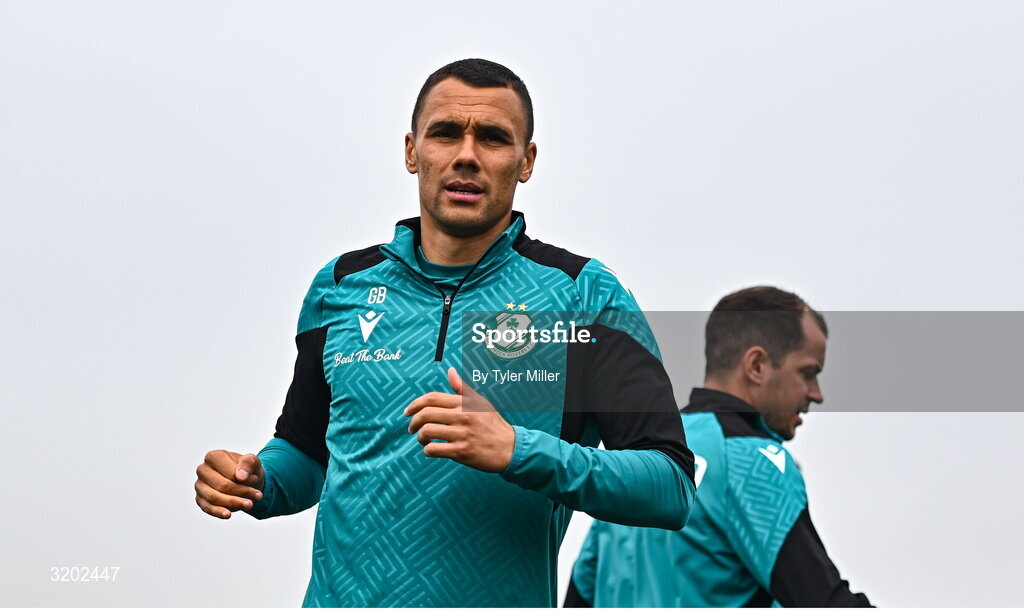 30 July 2025; Graham Burke during a Shamrock Rovers training session at Roadstone Group Sports Club in Dublin. Photo by Tyler Miller/Sportsfile
