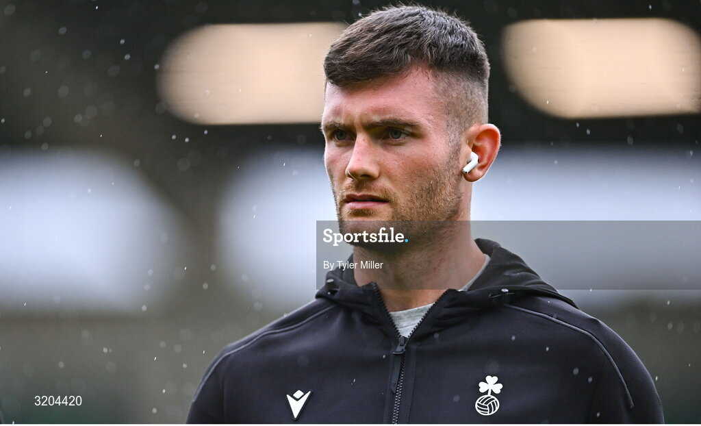 31 July 2025; Josh Honohan of Shamrock Rovers before during the UEFA Conference League Second Qualifying Round second leg match between Shamrock Rovers and St Joseph's at Tallaght Stadium in Dublin. Photo by Tyler Miller/Sportsfile