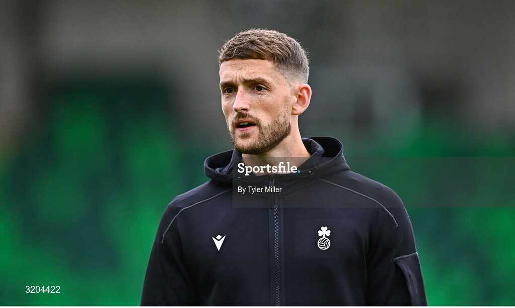 31 July 2025; Lee Grace of Shamrock Rovers before the UEFA Conference League Second Qualifying Round second leg match between Shamrock Rovers and St Joseph's at Tallaght Stadium in Dublin. Photo by Tyler Miller/Sportsfile
