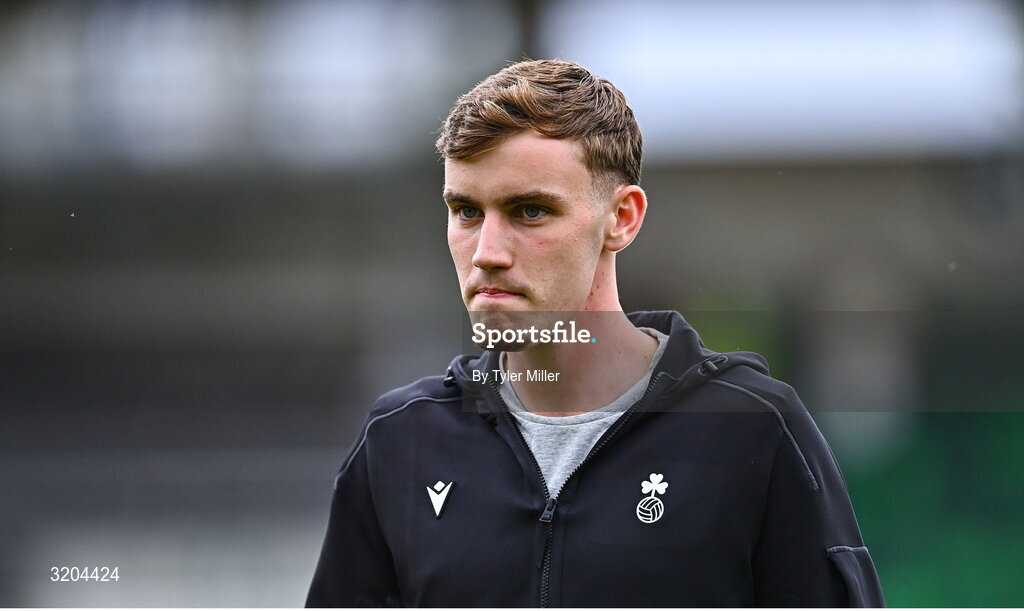 31 July 2025; Matt Healy of Shamrock Rovers before the UEFA Conference League Second Qualifying Round second leg match between Shamrock Rovers and St Joseph's at Tallaght Stadium in Dublin. Photo by Tyler Miller/Sportsfile