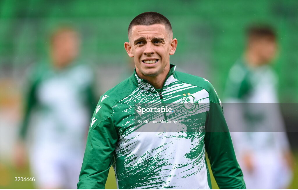 31 July 2025; Gary O'Neill of Shamrock Rovers before the UEFA Conference League Second Qualifying Round second leg match between Shamrock Rovers and St Joseph's at Tallaght Stadium in Dublin. Photo by Stephen McCarthy/Sportsfile