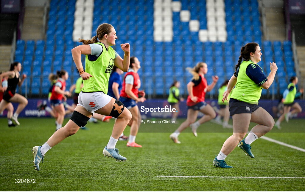 31 July 2025; Jane Neill during a Leinster Rugby women's squad training session at Energia Park in Dublin. Photo by Shauna Clinton/Sportsfile