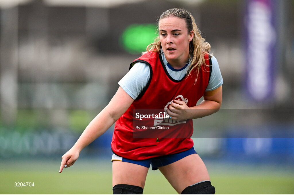 31 July 2025; Emma Kelly during a Leinster Rugby women's squad training session at Energia Park in Dublin. Photo by Shauna Clinton/Sportsfile