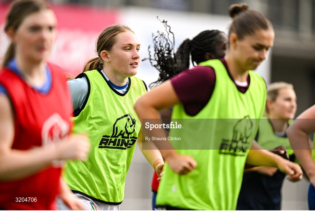 31 July 2025; Jane Neill during a Leinster Rugby women's squad training session at Energia Park in Dublin. Photo by Shauna Clinton/Sportsfile