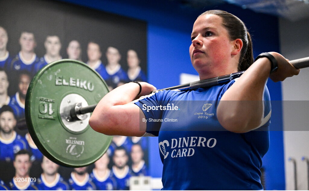 31 July 2025; Meabh Keegan during a Leinster Rugby women's squad training session at Energia Park in Dublin. Photo by Shauna Clinton/Sportsfile
