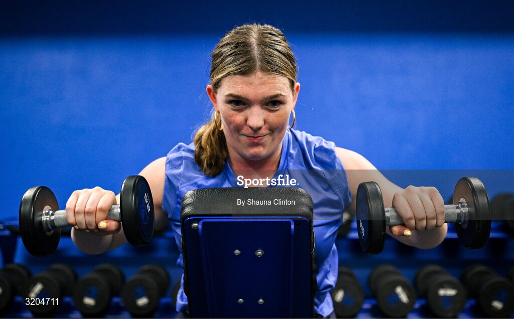 31 July 2025; Heidi Lyons during a Leinster Rugby women's squad training session at Energia Park in Dublin. Photo by Shauna Clinton/Sportsfile