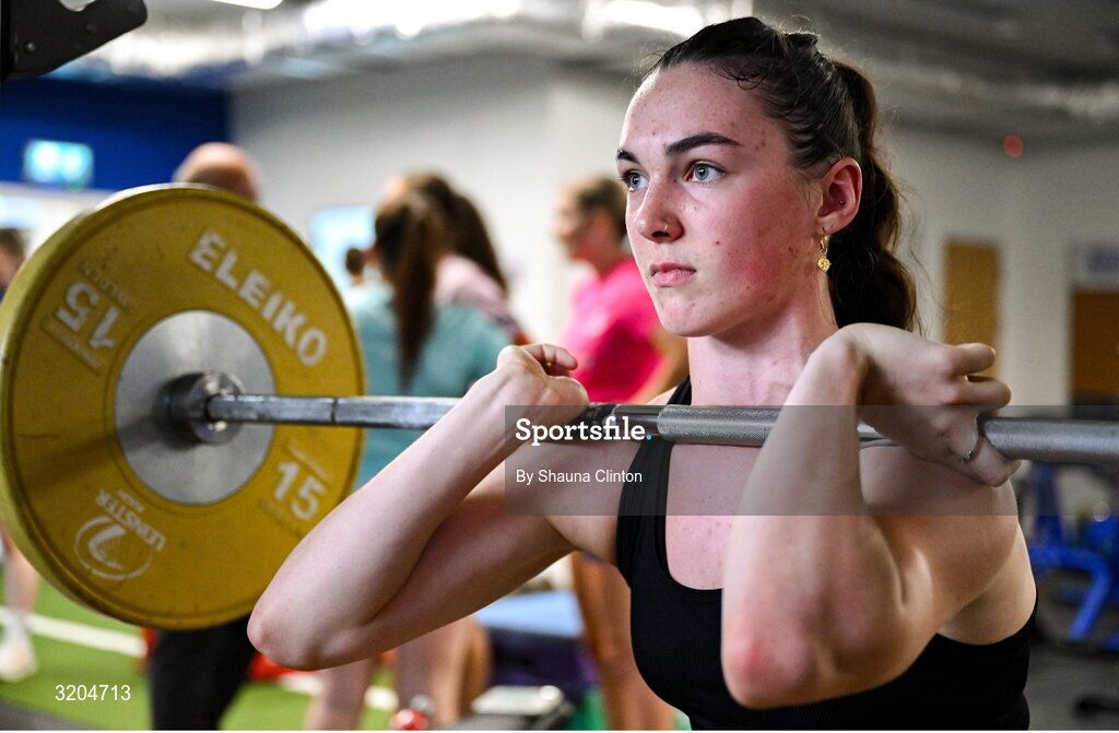 31 July 2025; Niamh Murphy during a Leinster Rugby women's squad training session at Energia Park in Dublin. Photo by Shauna Clinton/Sportsfile