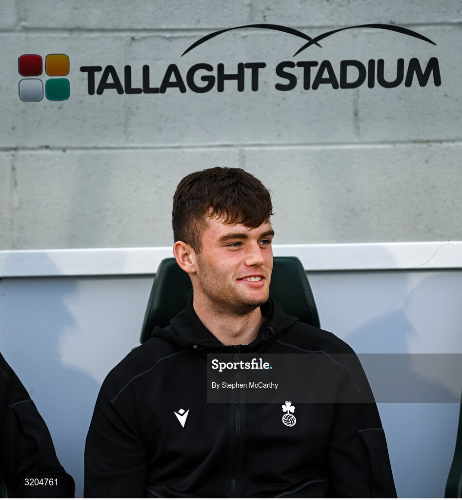 31 July 2025; Callum Honohan of Shamrock Rovers before the UEFA Conference League Second Qualifying Round second leg match between Shamrock Rovers and St Joseph's at Tallaght Stadium in Dublin. Photo by Stephen McCarthy/Sportsfile