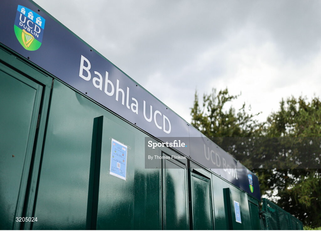 1 August 2025; A general view of outside the grounds before the SSE Airtricity Men's First Division match between UCD and Dundalk at UCD Bowl in Belfield, Dublin. Photo by Thomas Flinkow/Sportsfile