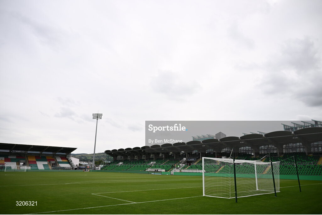 3 August 2025; A general view of Tallaght Stadium before the SSE Airtricity Men's Premier Division match between Shamrock Rovers and Derry City at Tallaght Stadium in Dublin.  Photo by Ben McShane/Sportsfile