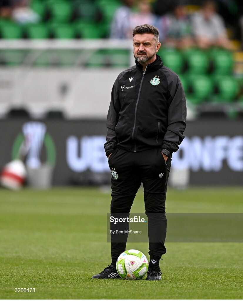 3 August 2025; Shamrock Rovers sporting director Stephen McPhail before the SSE Airtricity Men's Premier Division match between Shamrock Rovers and Derry City at Tallaght Stadium in Dublin.  Photo by Ben McShane/Sportsfile