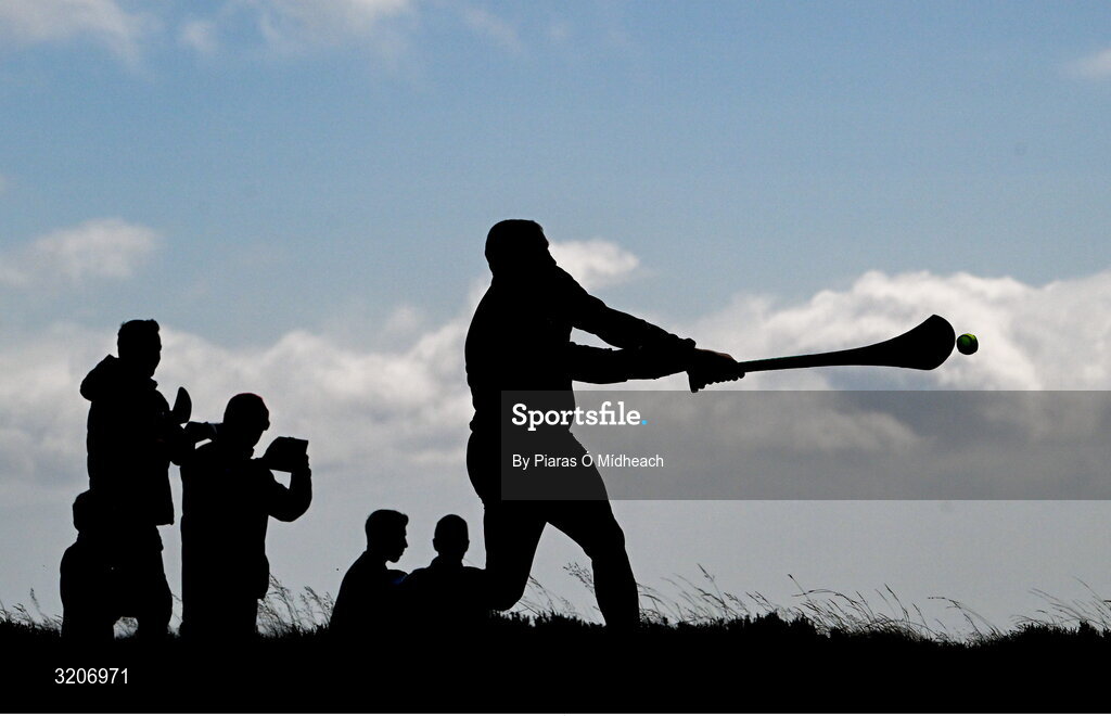 4 August 2025; Brendan Cummins of Tipperary competing in the Senior Hurling competition during the M. Donnelly GAA Poc Fada All-Ireland Finals at Annaverna Mountain in the Cooley Peninsula, Ravensdale, Louth. Photo by Piaras Ó Mídheach/Sportsfile